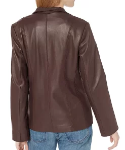 womens-brown-faux-leather-wing-collared-jacket