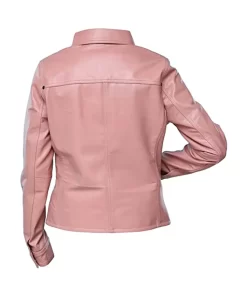 womens-button-front-shirt-collar-light-pink-faux-leather-jacket