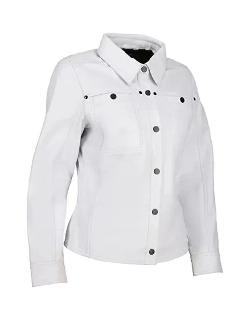 womens-button-front-shirt-collar-white-faux-leather-jacket