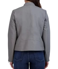 womens-casual-zipper-pockets-grey-faux-leather-jacket
