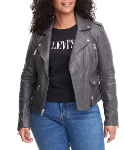 womens-charcoal-faux-leather-moto-jacket