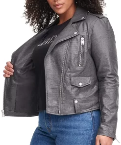 womens-charcoal-faux-leather-moto-jacket