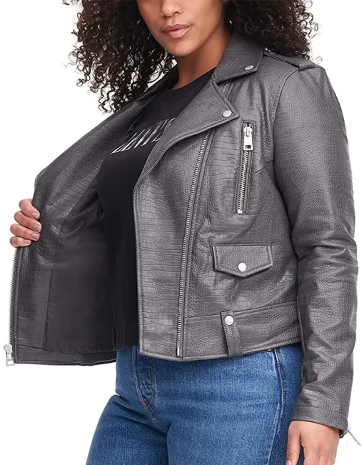 womens-charcoal-faux-leather-moto-jacket