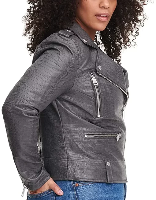 womens-charcoal-faux-leather-moto-jacket