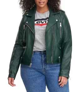 womens-green-faux-leather-moto-jacket