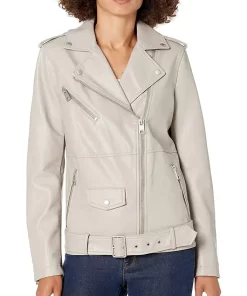 womens-grey-faux-leather-belted-motorcycle-jacket