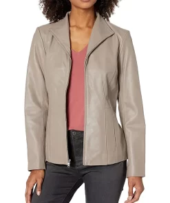 womens-grey-faux-leather-wing-collared-jacket
