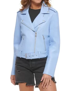 womens-light-blue-faux-leather-belted-motorcycle-jacket