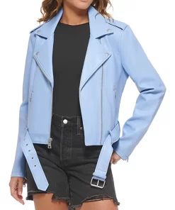 womens-light-blue-faux-leather-belted-motorcycle-jacket