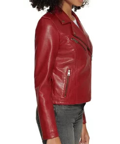 womens-maroon-asymmetrical-zipper-faux-leather-jacket