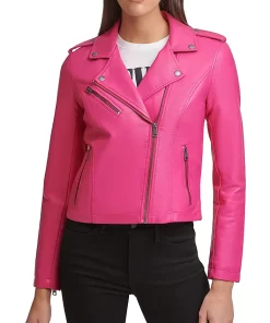 womens-pink-asymmetrical-zipper-faux-leather-jacket