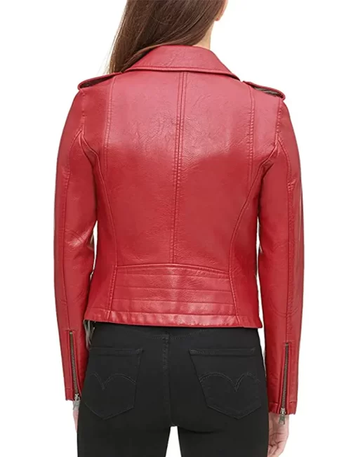 womens-red-asymmetrical-zipper-faux-leather-jacket