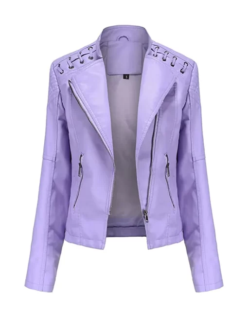 womens-string-quilted-shoulder-light-purple-faux-leather-jacket