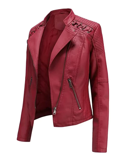 womens-string-quilted-shoulder-red-faux-leather-jacket