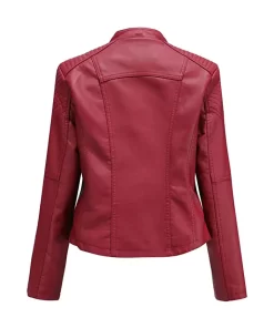 womens-string-quilted-shoulder-red-faux-leather-jacket