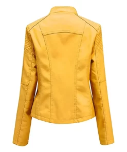 womens-string-quilted-shoulder-yellow-faux-leather-jacket