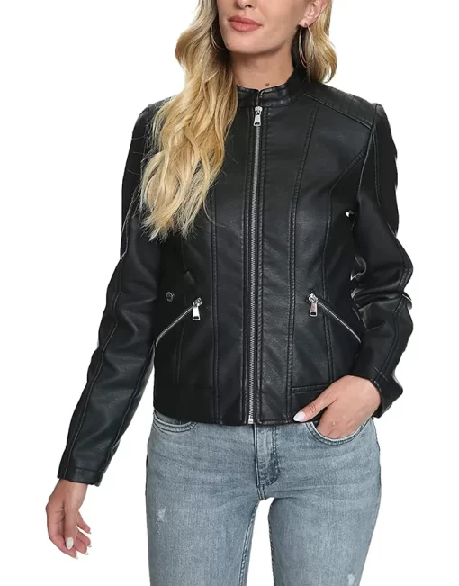 womens-zip-up-black-faux-leather-slim-fit-biker-jacket