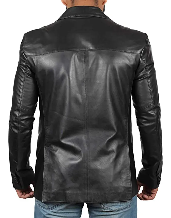 mens-black-faux-leather-blazer-2 mens-black-faux-leather-blazer