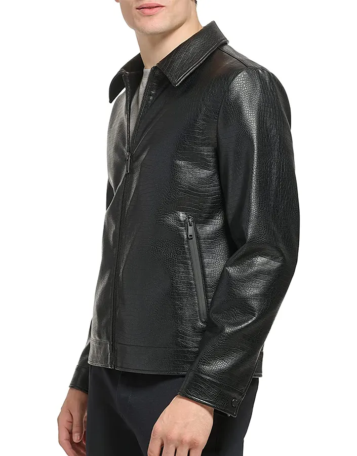 mens-black-shirt-collar-faux-leather-jacket-3 mens-black-shirt-collar-faux-leather-jacket