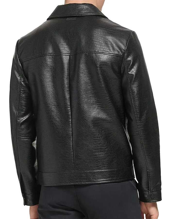 mens-black-shirt-collar-faux-leather-jacket-5 mens-black-shirt-collar-faux-leather-jacket
