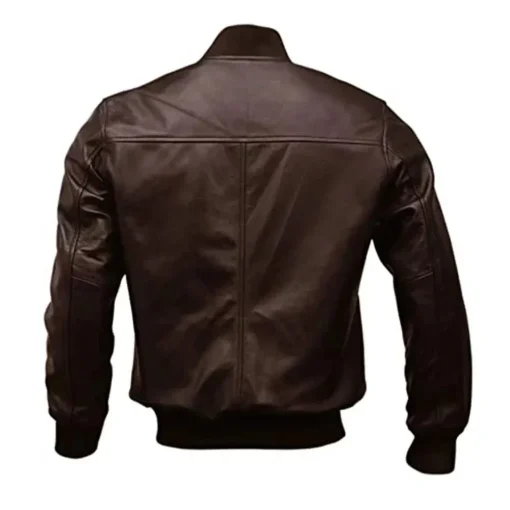 mens-bomber-brown-faux-leather-jacket
