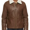 mens-brown-faux-leather-moto-jacket-with-sherpa-collar