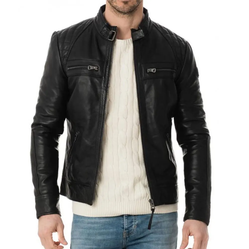 mens-buckle-collar-black-faux-leather-moto-biker-jacket-1 mens-buckle-collar-black-faux-leather-moto-biker-jacket
