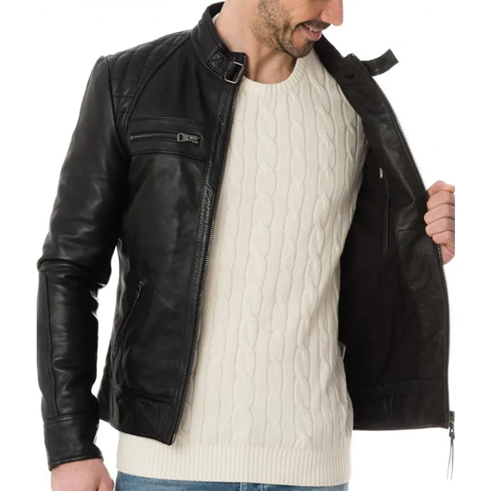 mens-buckle-collar-black-faux-leather-moto-biker-jacket-3 mens-buckle-collar-black-faux-leather-moto-biker-jacket