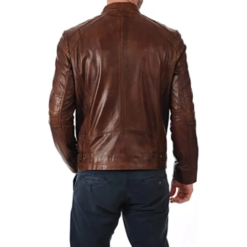 mens-buckle-collar-brown-faux-leather-moto-biker-jacket