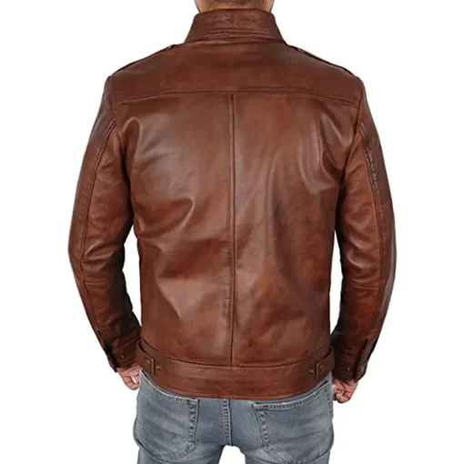 mens-classic-shirt-collar-brown-faux-leather-jacket