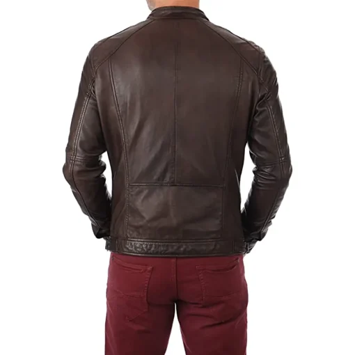 mens-dark-brown-faux-leather-moto-biker-jacket