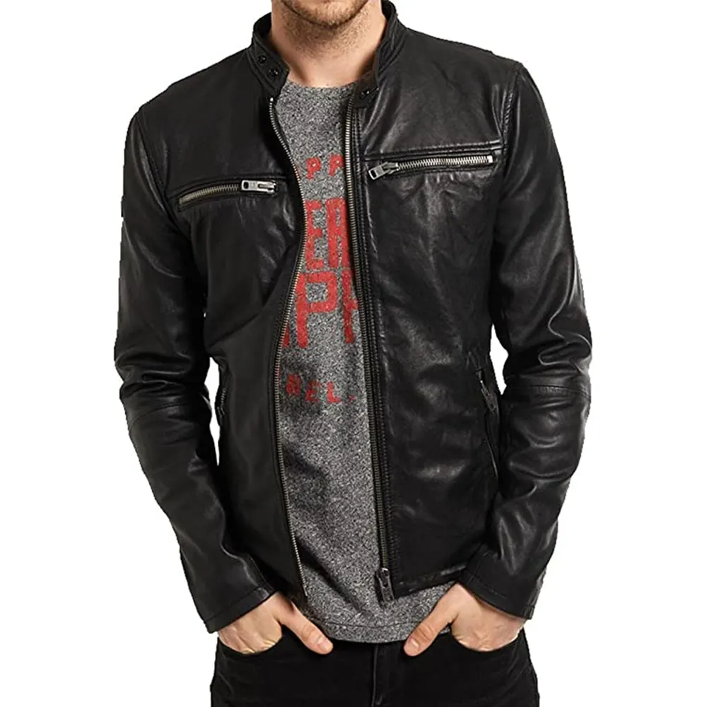 mens-fashionable-black-faux-leather-moto-biker-jacket-1 mens-fashionable-black-faux-leather-moto-biker-jacket