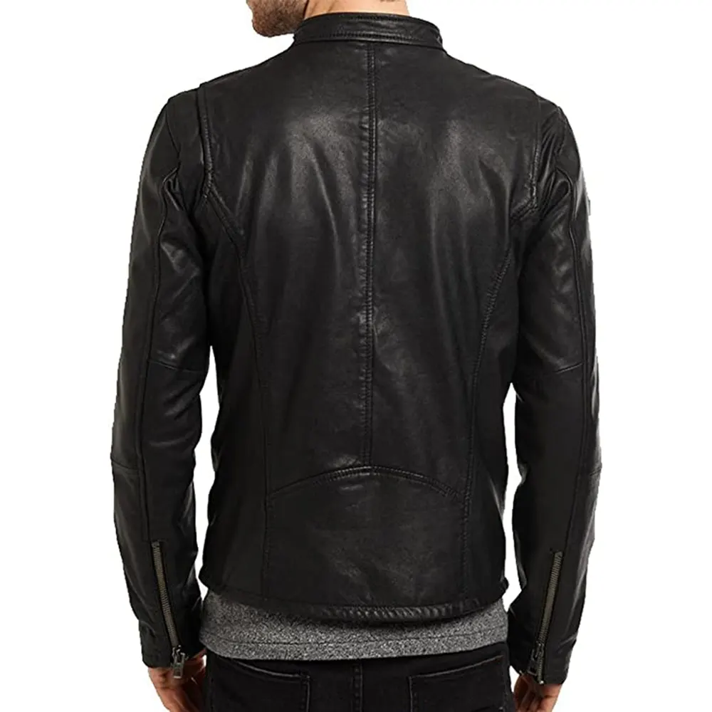 mens-fashionable-black-faux-leather-moto-biker-jacket-2 mens-fashionable-black-faux-leather-moto-biker-jacket
