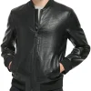 mens-faux-leather-black-varsity-bomber-jacket
