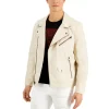 mens-lapel-collar-beige-faux-leather-motorcycle-jacket