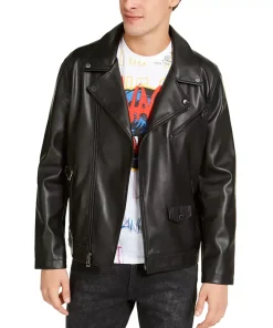 mens-lapel-collar-black-faux-leather-motorcycle-jacket