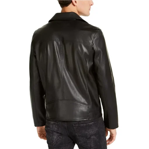 mens-lapel-collar-black-faux-leather-motorcycle-jacket