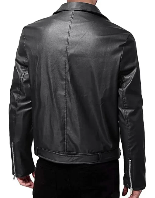 mens-long-sleeve-faux-leather-black-jacket