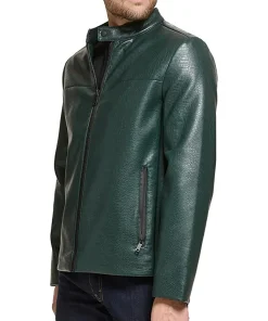 mens-modern-racer-green-faux-leather-jacket