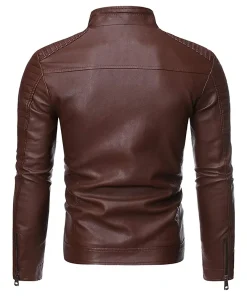 mens-padded-shoulder-coffee-faux-leather-jacket
