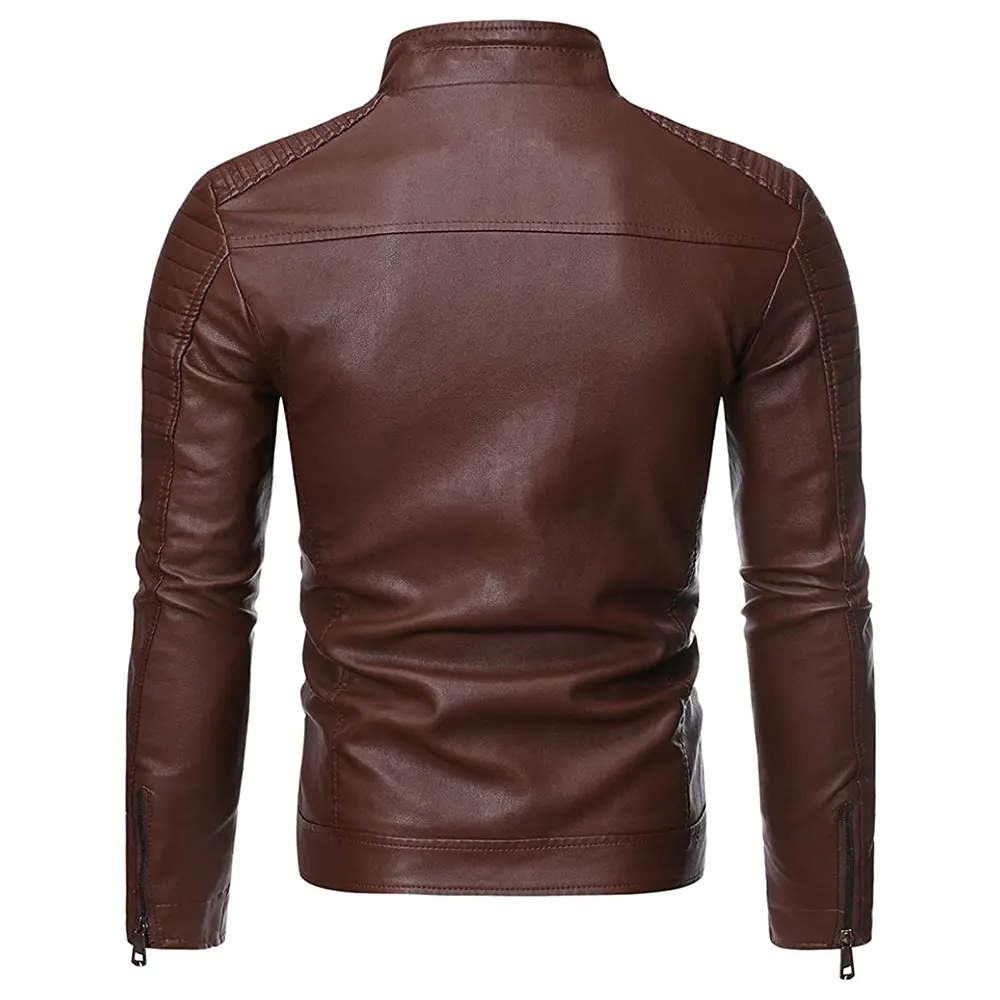 mens-padded-shoulder-coffee-faux-leather-jacket-2 mens-padded-shoulder-coffee-faux-leather-jacket