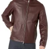 mens-regular-fit-brown-faux-leather-jacket