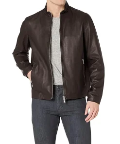mens-regular-fit-coffee-faux-leather-jacket