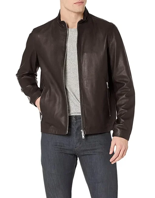 mens-regular-fit-coffee-faux-leather-jacket