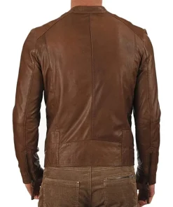 mens-slim-fit-brown-faux-leather-biker-jacket