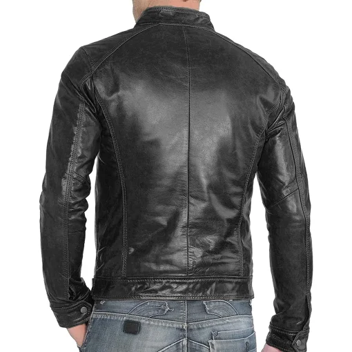mens-slim-fit-cafe-racer-black-faux-leather-jacket
