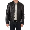 mens-snap-button-black-faux-leather-moto-biker-jacket