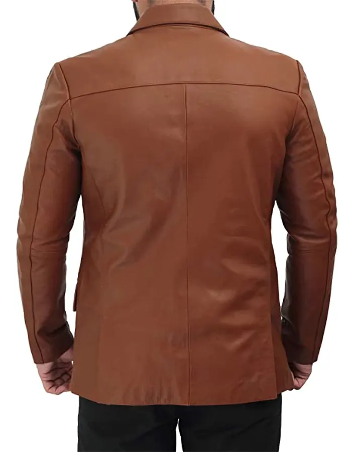 mens-tan-brown-faux-leather-blazer-5 mens-tan-brown-faux-leather-blazer