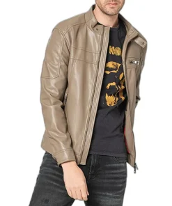 mens-walnut-shell-faux-leather-biker-jacket