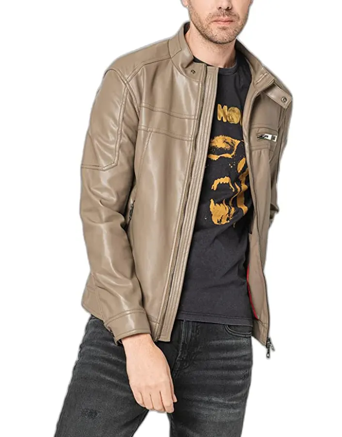mens-walnut-shell-faux-leather-biker-jacket-2 mens-walnut-shell-faux-leather-biker-jacket
